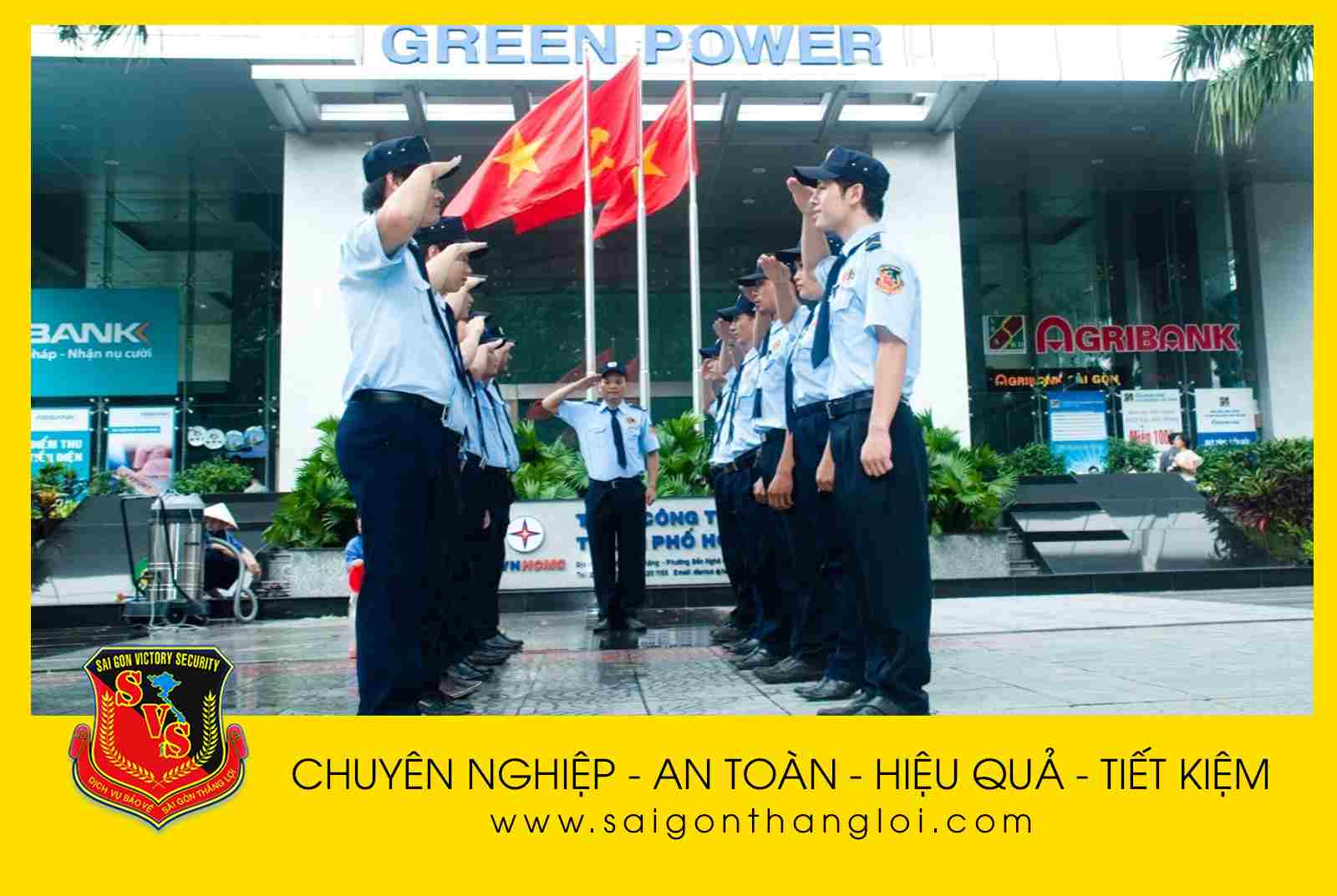 Sài Gòn Thắng lợi cung cấp dịch vụ bảo vệ tốt nhất cho khách hàng